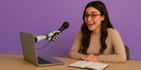 Journalist analysing AI-generated insights as part of a hybrid reporting workflow.